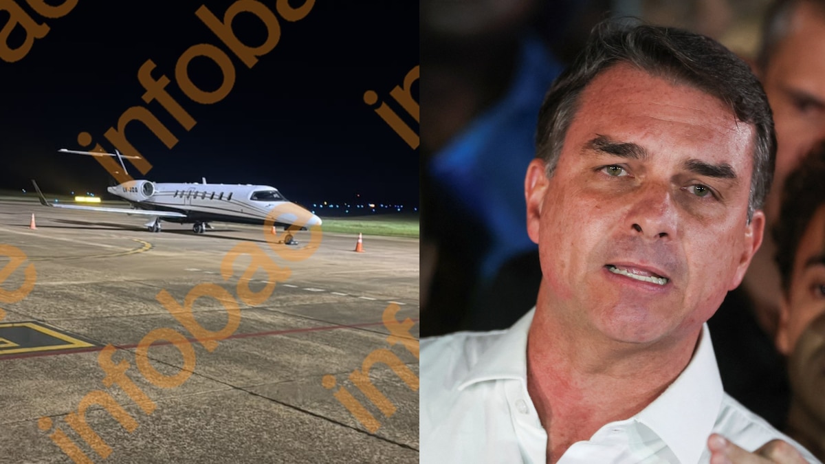 Flávio Bolsonaro habría salido de Brasil y viajaría a Estados Unidos en un vuelo privado desde Argentina
