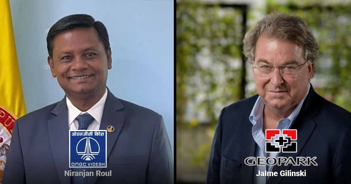 El directivo indio Niranjan Roul cabeza de Oil and Natural Gas dio parte de victoria: encontraron petróleo en el Meta