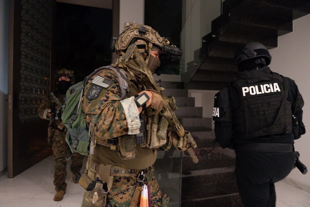 Así operaron los militares de Estados Unidos en su primer operativo de allanamientos en Ecuador
