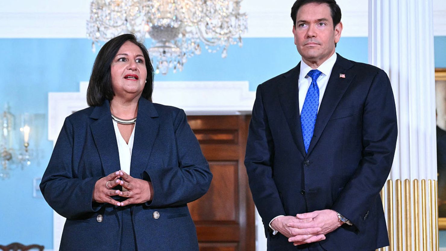Rubio dice que la venezolana Dinorah Figuera cuenta con "el mayor apoyo posible" de EE.UU. en diálogos sobre transición